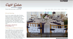 Desktop Screenshot of caffegelatocatering.com